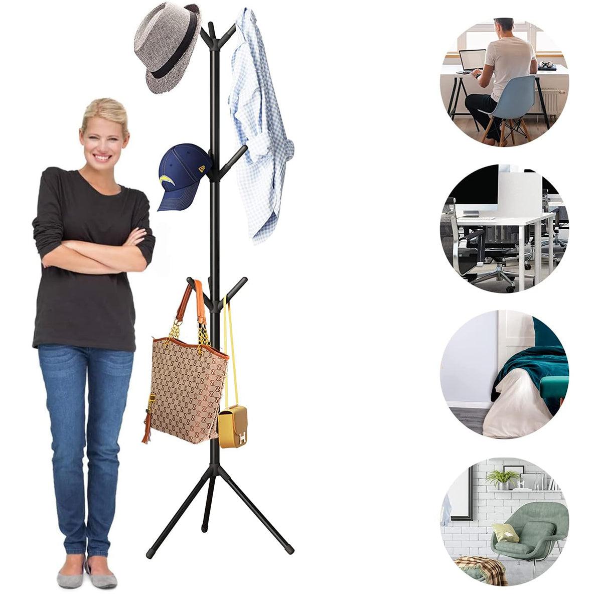 67 Inch Iron Tree Coat Rack Two Colours Set | StorageOZ