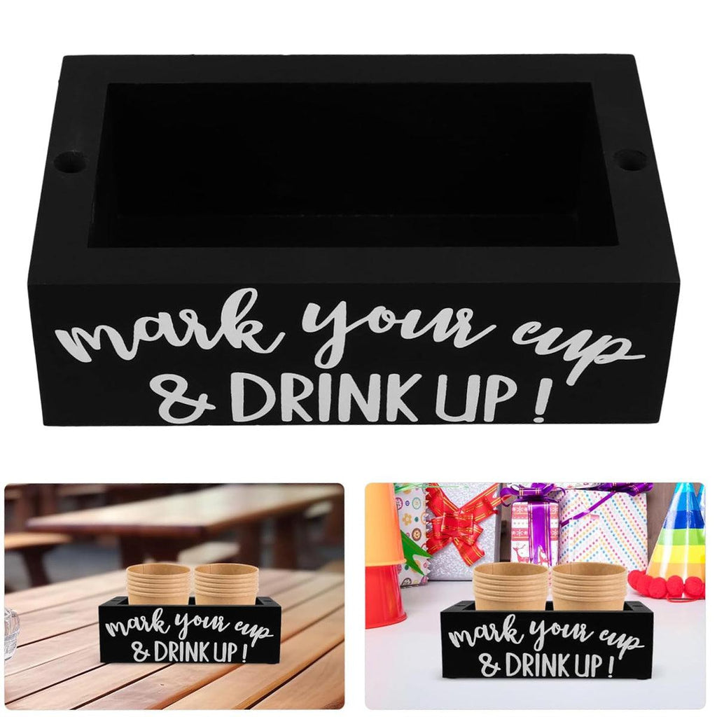 Pine Wood Cup Holder Square or Rectangle | StorageOZ