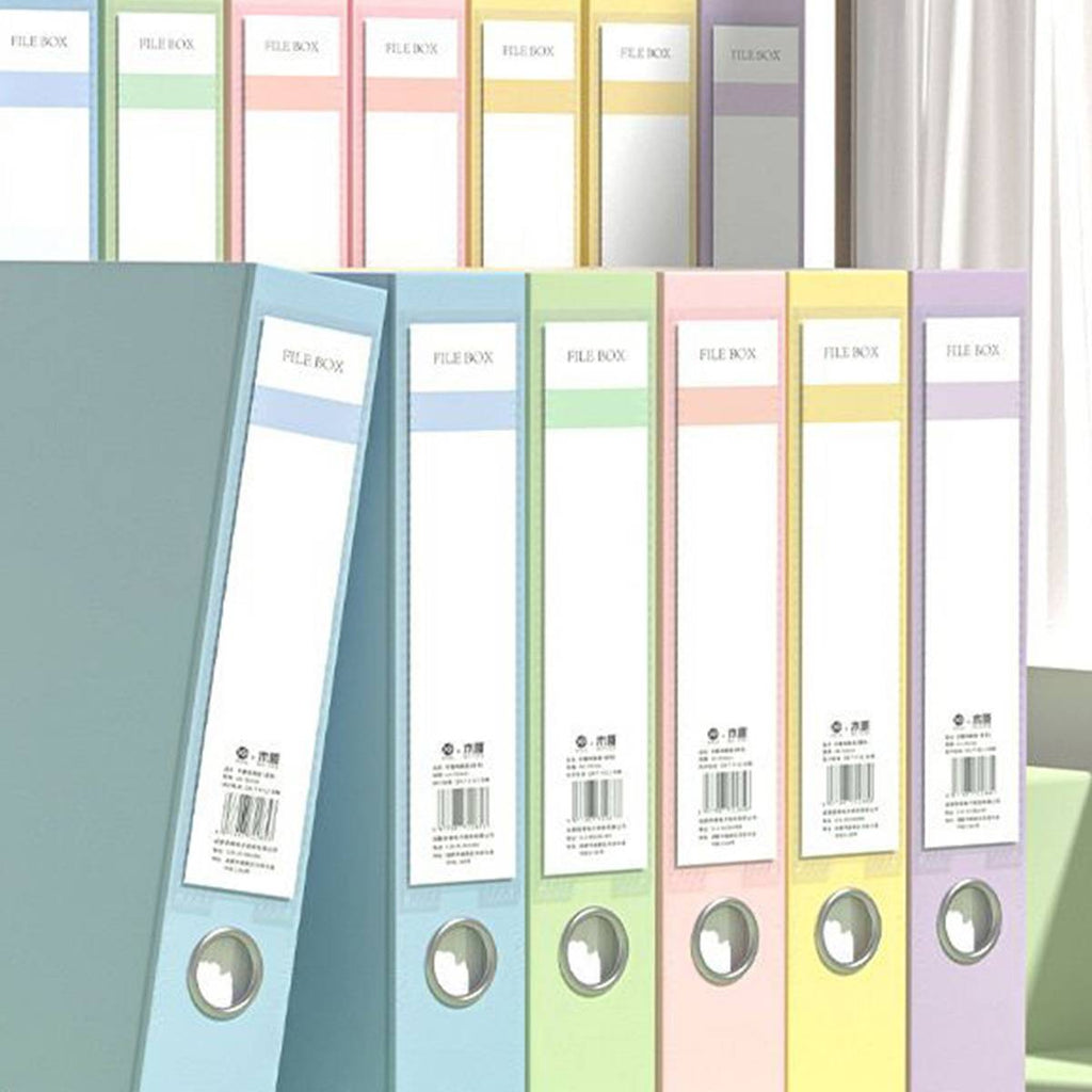 5 Colour File Boxes Two Spine Widths Set | StorageOZ