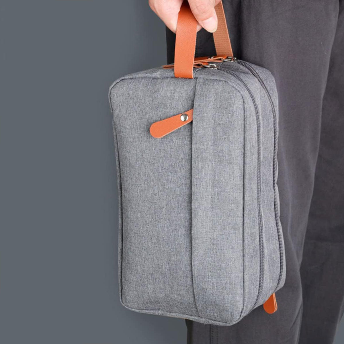 Toiletry Bag with Two Compartments Three Colours | StorageOZ