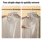 Folding Clothes Hanger in Three Colours Set | StorageOZ