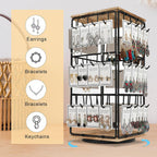 Rotating Earring Display Stand Three Colours | StorageOZ
