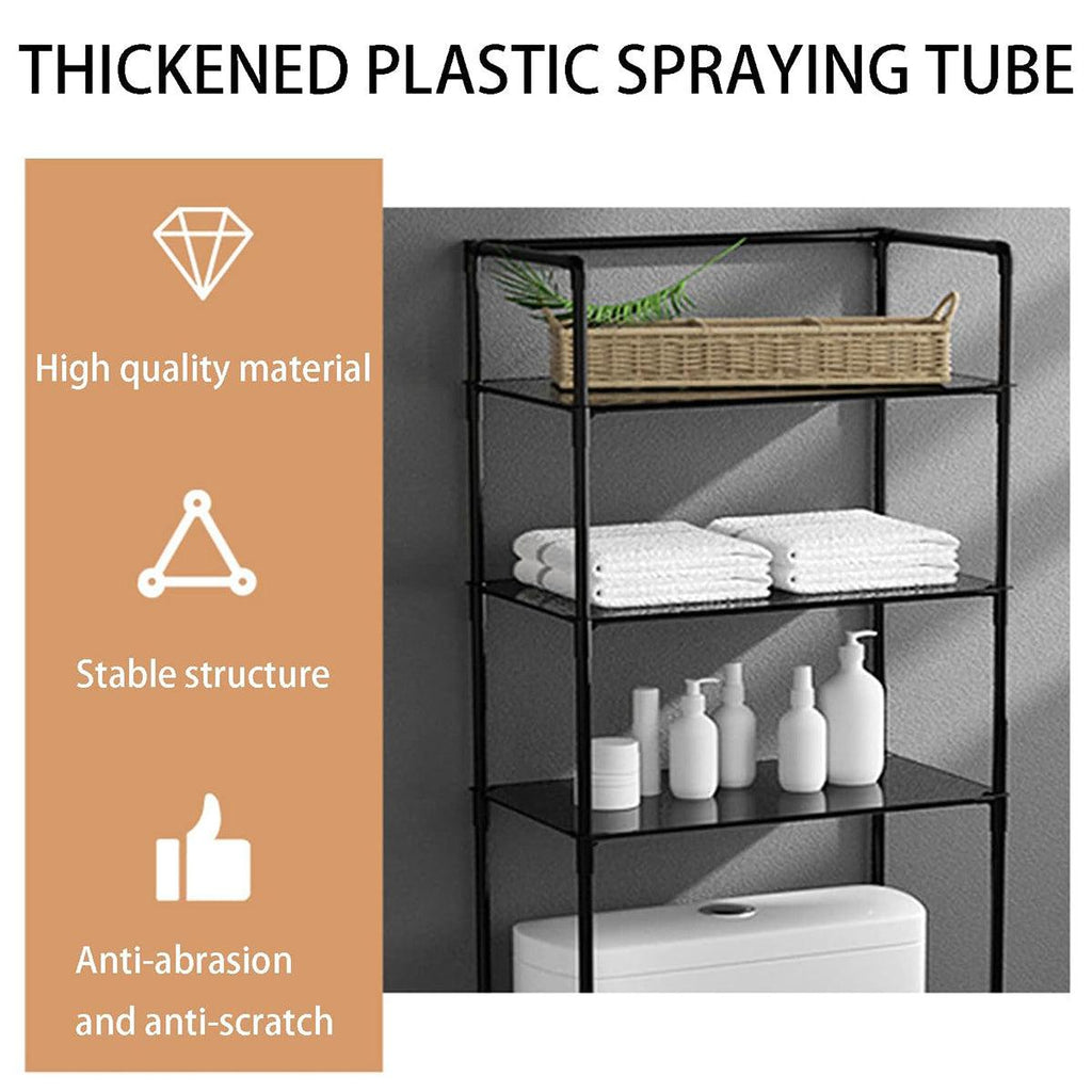 Over Toilet Storage Rack 59 Inch Two Colours | StorageOZ