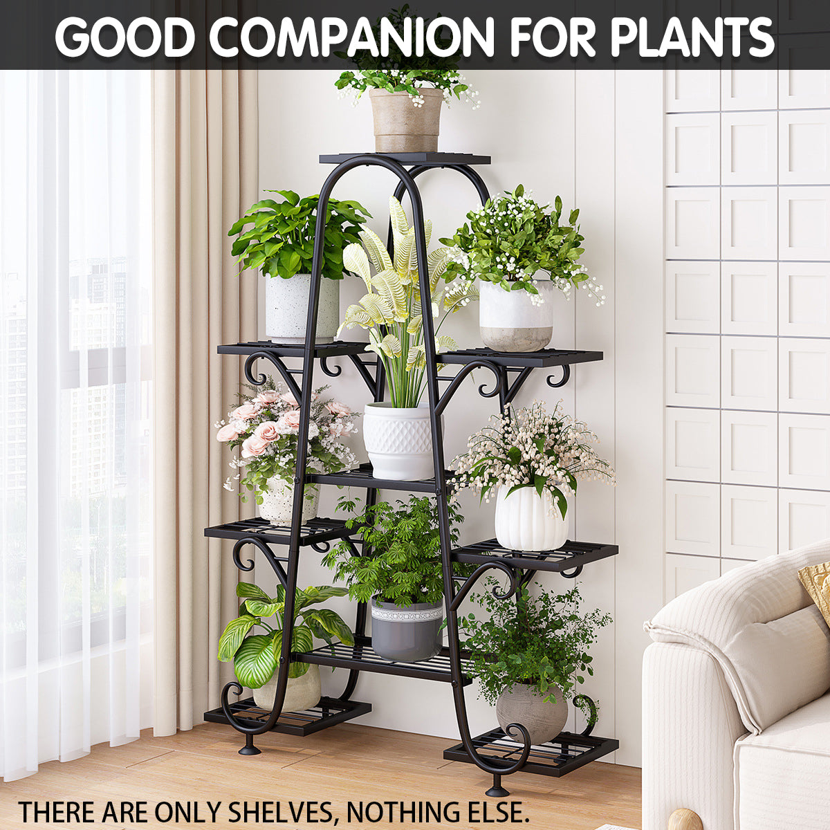 Metal Plant Stand 4 or 9 Tiers Organiser | StorageOZ