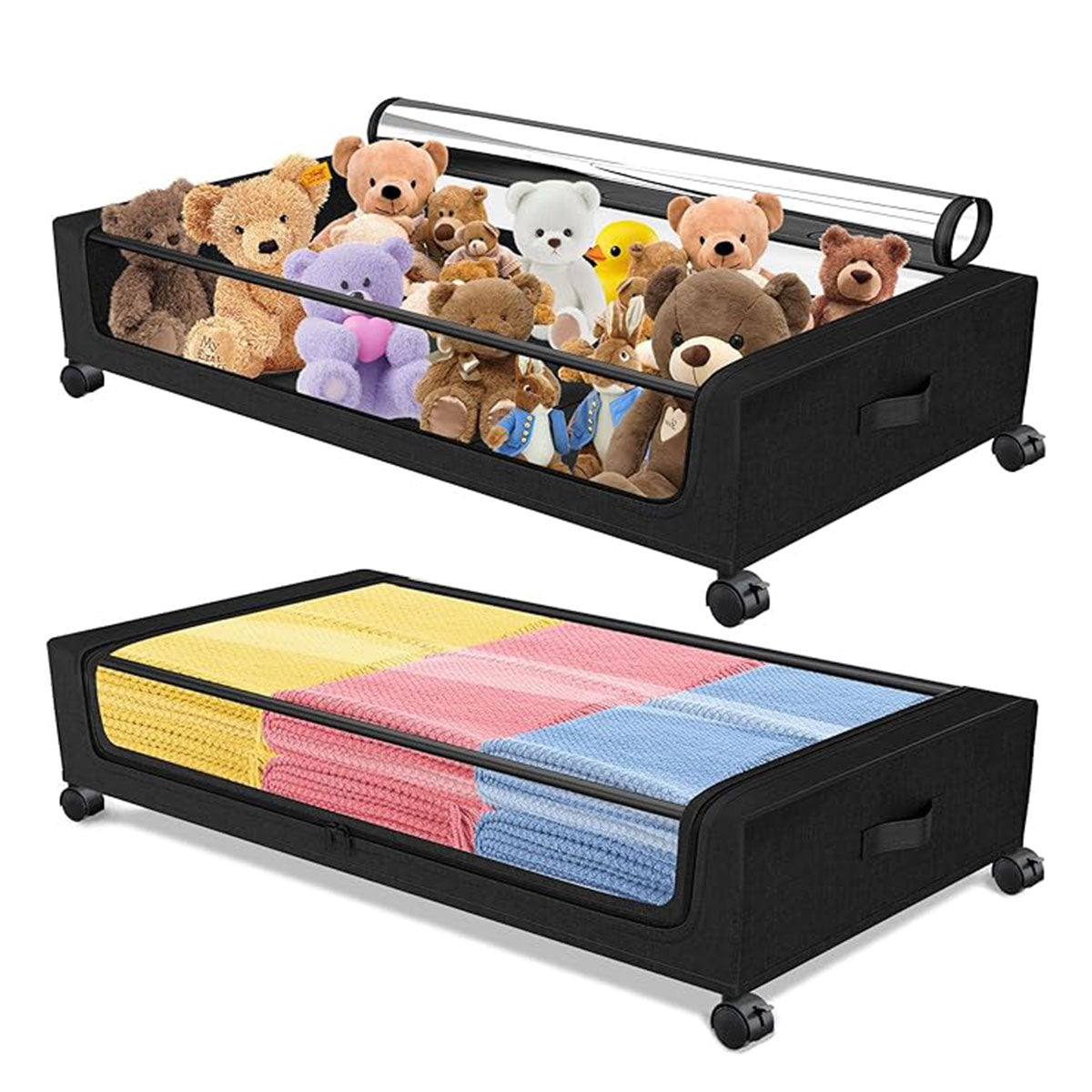 Under Bed Rolling Storage Box Two Colours | StorageOZ