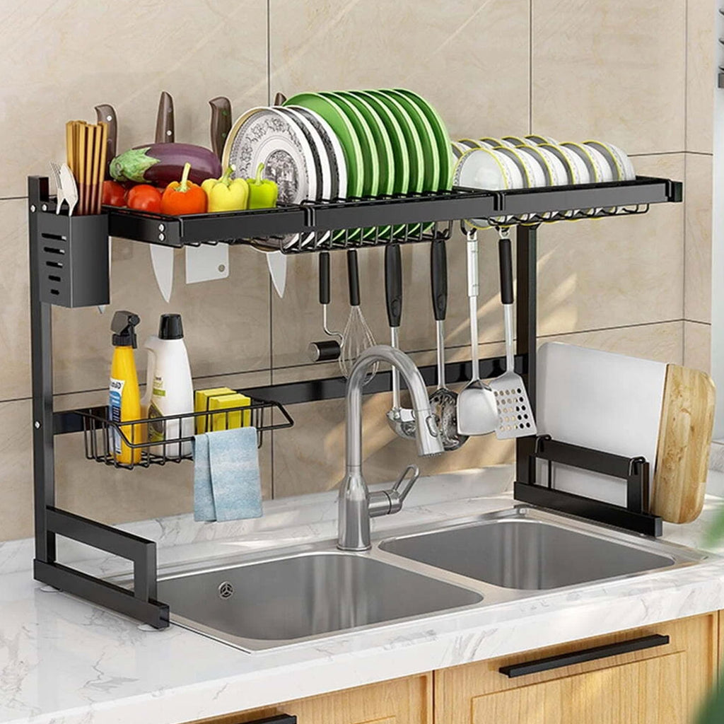 Over Sink Drain Rack Two Lengths Organiser | StorageOZ