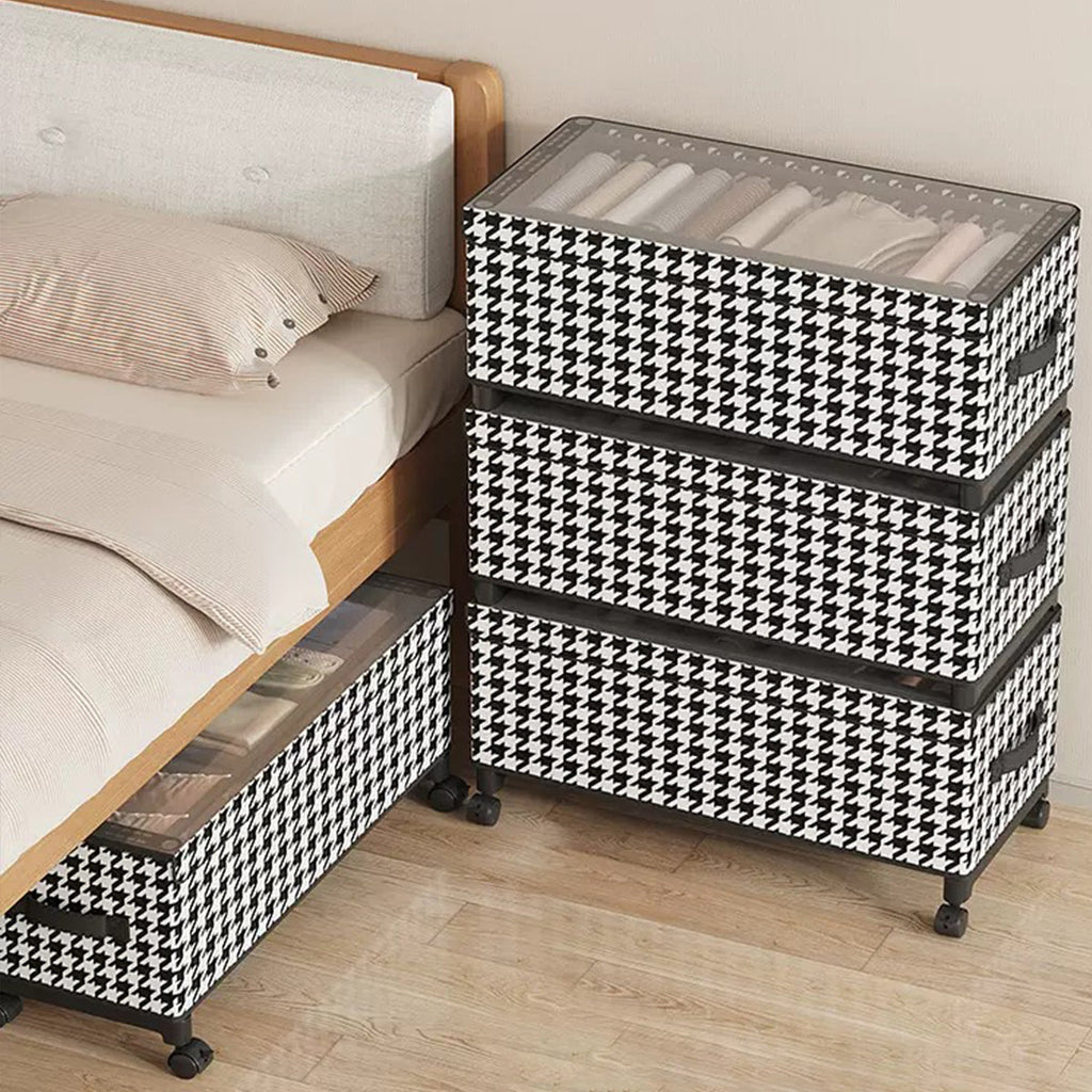 Wheeled Under Bed Storage Box Two Sizes Set | StorageOZ