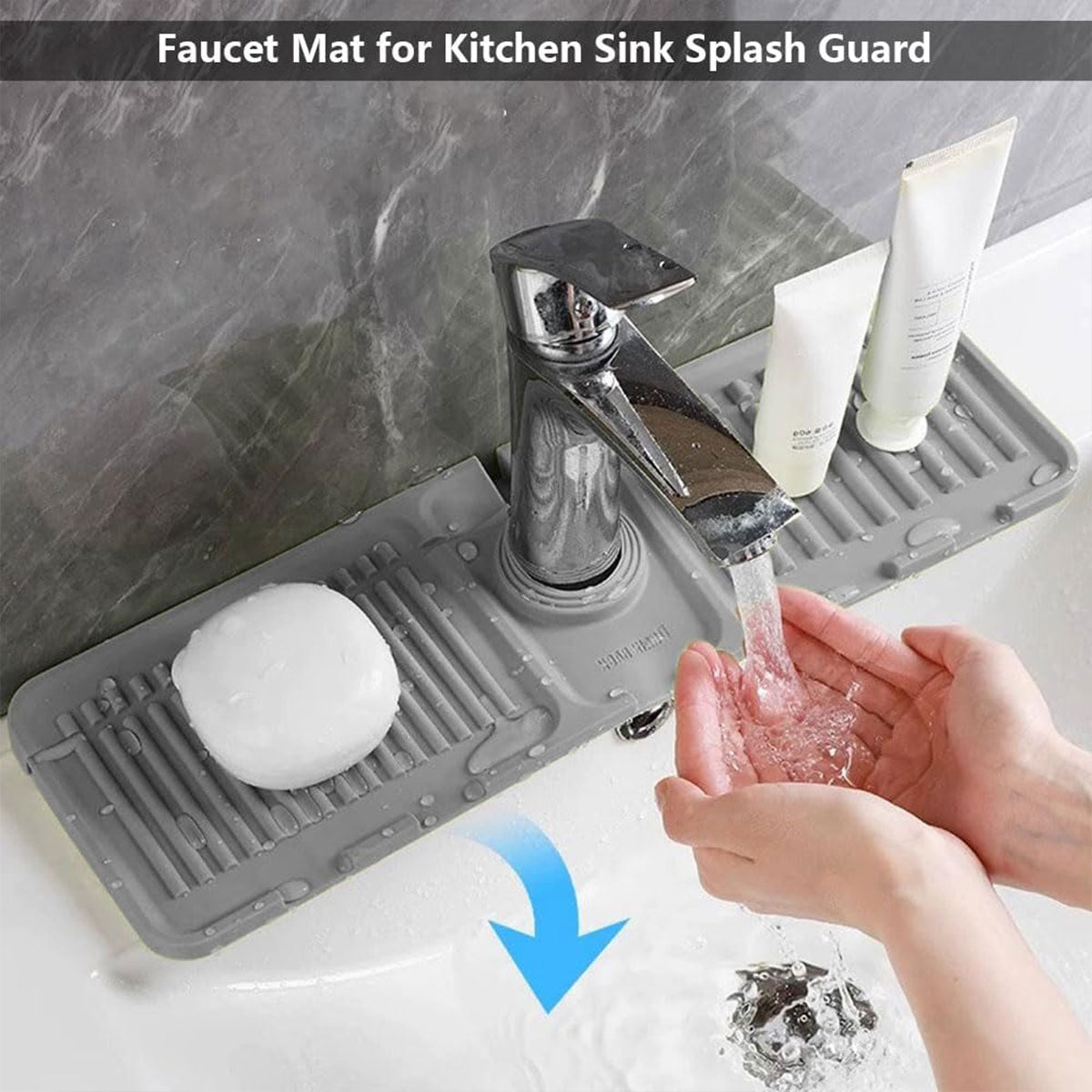 Silicone Sink Splash Guard Mat Three Colours | StorageOZ