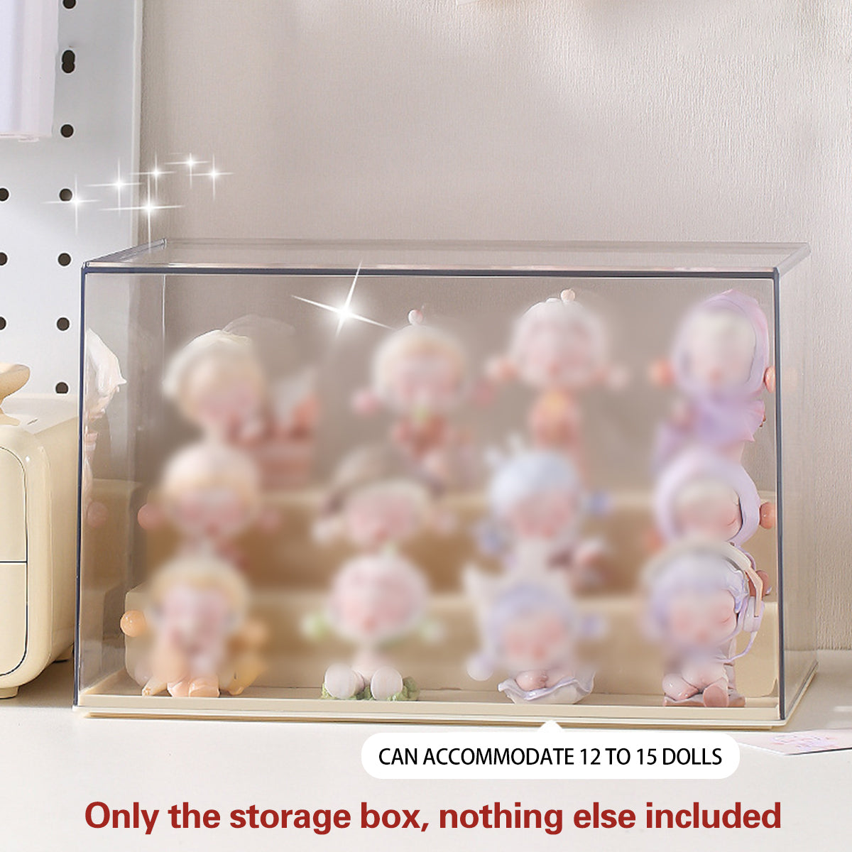 Clear Collectible Display Shelf Three Colours | StorageOZ