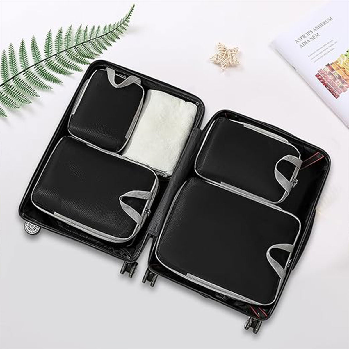 4 Pcs Travel Compression Bags Four Colours | StorageOZ