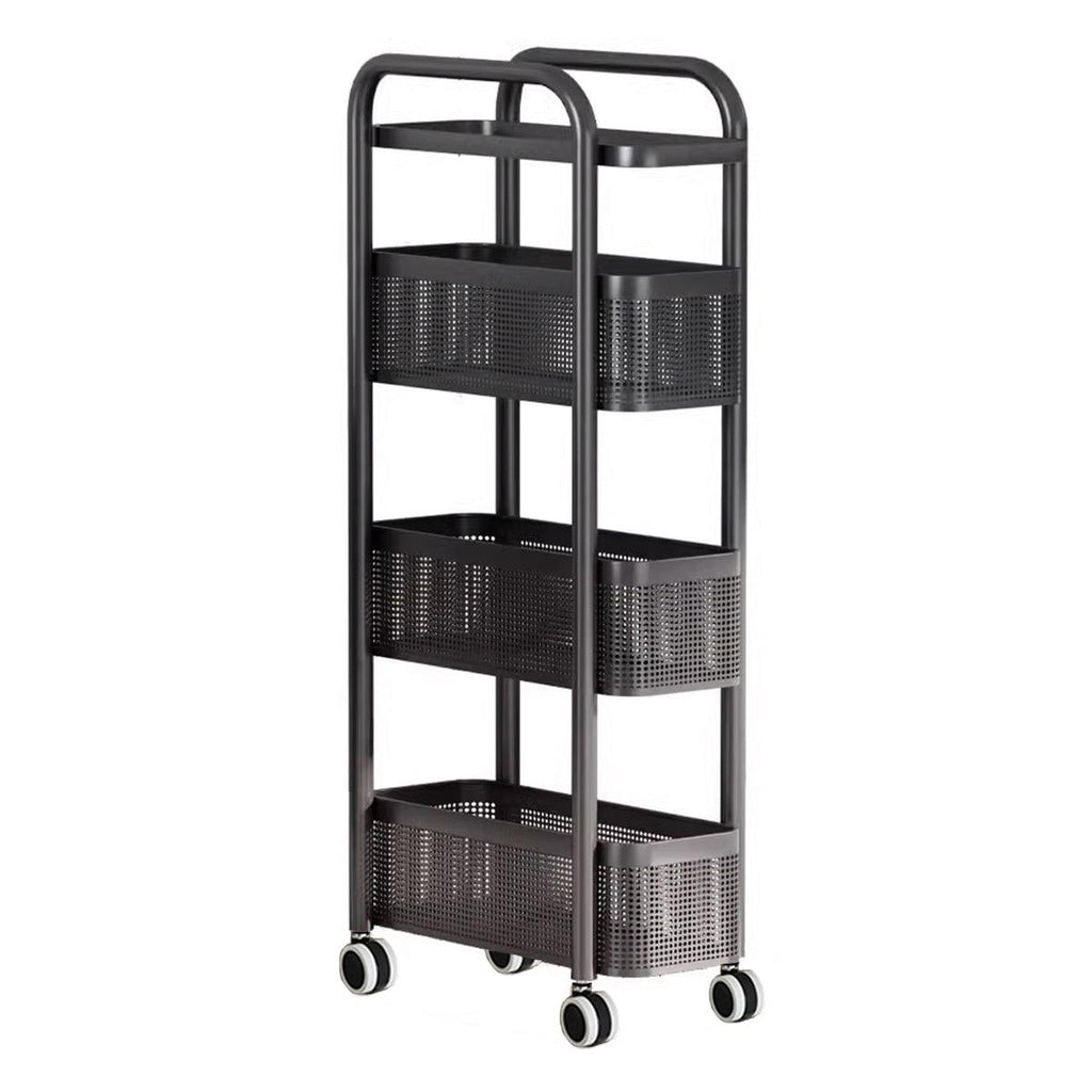 Pull Out Narrow Storage Cart Two Colours | StorageOZ