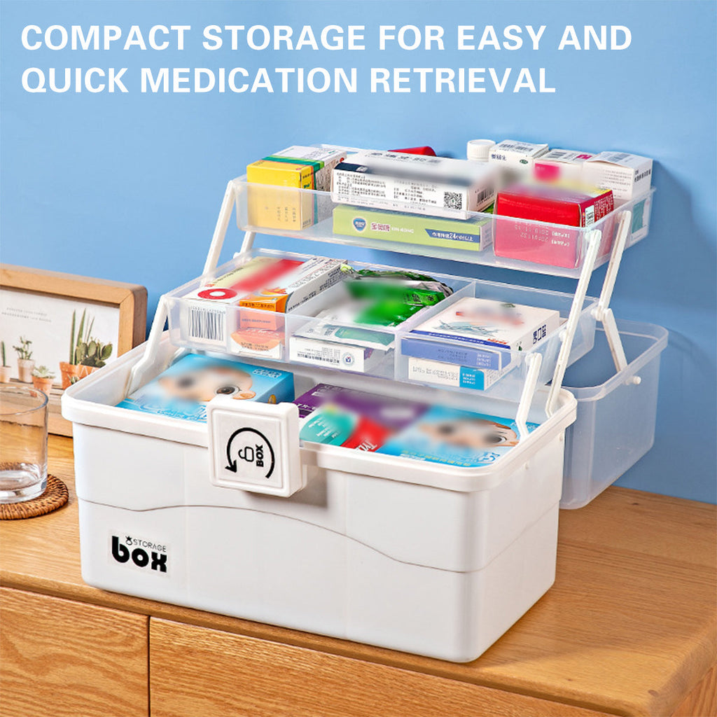 Multi Layer Medicine Box Three Colours Set | StorageOZ