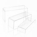 3 Pcs Acrylic Display Stand Shoe Rack Set | StorageOZ