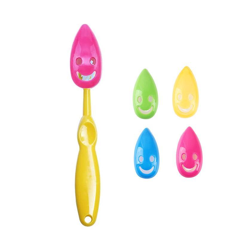 4 Pcs Smiley Face Toothbrush Holder Rack | StorageOZ
