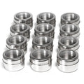 12 Pcs Spice Pots Kitchen Storage Organiser | StorageOZ