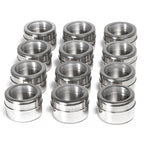 12 Pcs Spice Pots Kitchen Storage Organiser | StorageOZ