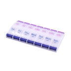 14 Grid Press Lid Medicine Box Organiser | StorageOZ