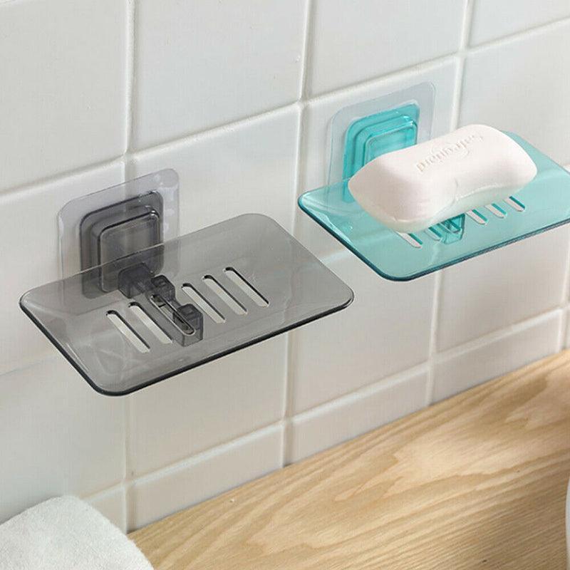 Adhesive Bathroom Soap Dish Storage Rack | StorageOZ