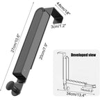 Folding Over Door Clothes Hook Two Colours | StorageOZ