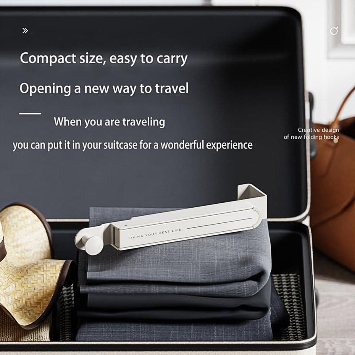 Folding Over Door Clothes Hook Two Colours | StorageOZ