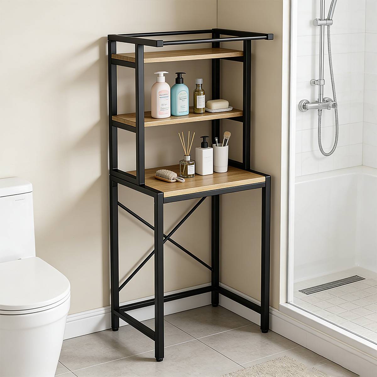 3 Tier Over Washer Rack Two Colours Rack | StorageOZ
