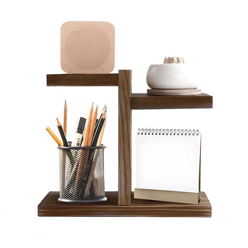 Solid Wood Desktop Storage Rack Two Finishes | StorageOZ