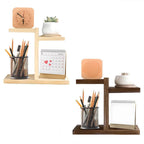Solid Wood Desktop Storage Rack Two Finishes | StorageOZ