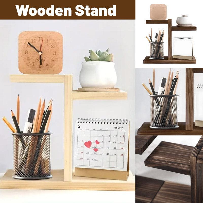 Solid Wood Desktop Storage Rack Two Finishes | StorageOZ