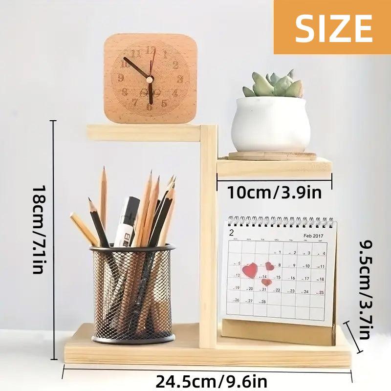 Solid Wood Desktop Storage Rack Two Finishes | StorageOZ