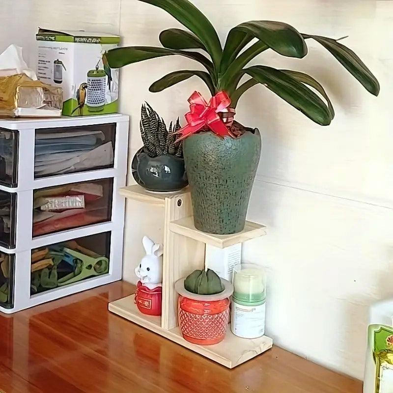 Solid Wood Desktop Storage Rack Two Finishes | StorageOZ
