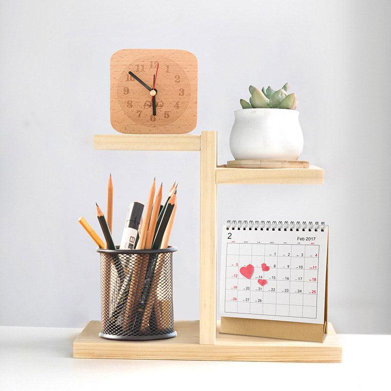 Solid Wood Desktop Storage Rack Two Finishes | StorageOZ