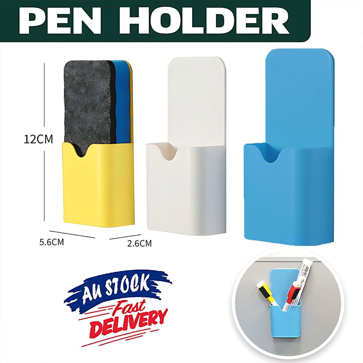 Magnetic Wall Mount Pen Holder Organiser | StorageOZ