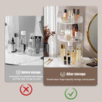 3 Tier Rotating Clear Rack Two Colours Set | StorageOZ