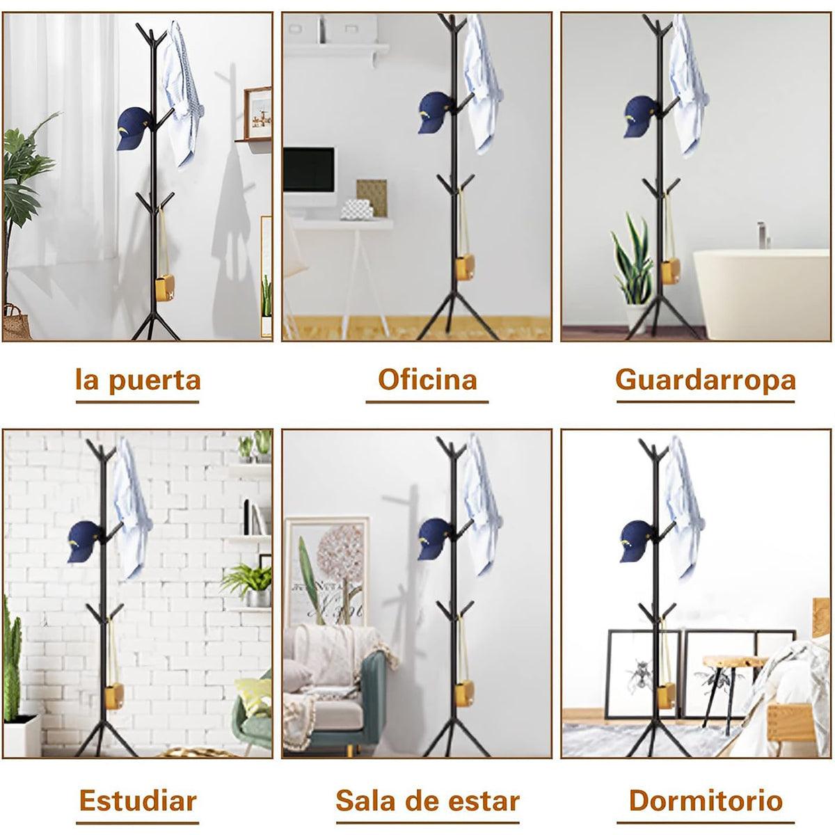 67 Inch Iron Tree Coat Rack Two Colours Set | StorageOZ