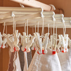 14 Clip Folding Drying Rack in Three Colours | StorageOZ