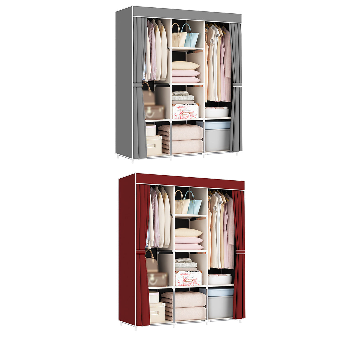 Wardrobe Closet Storage Two Styles Organiser | StorageOZ