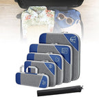 6 Pcs Compression Packing Cubes Three Colours | StorageOZ