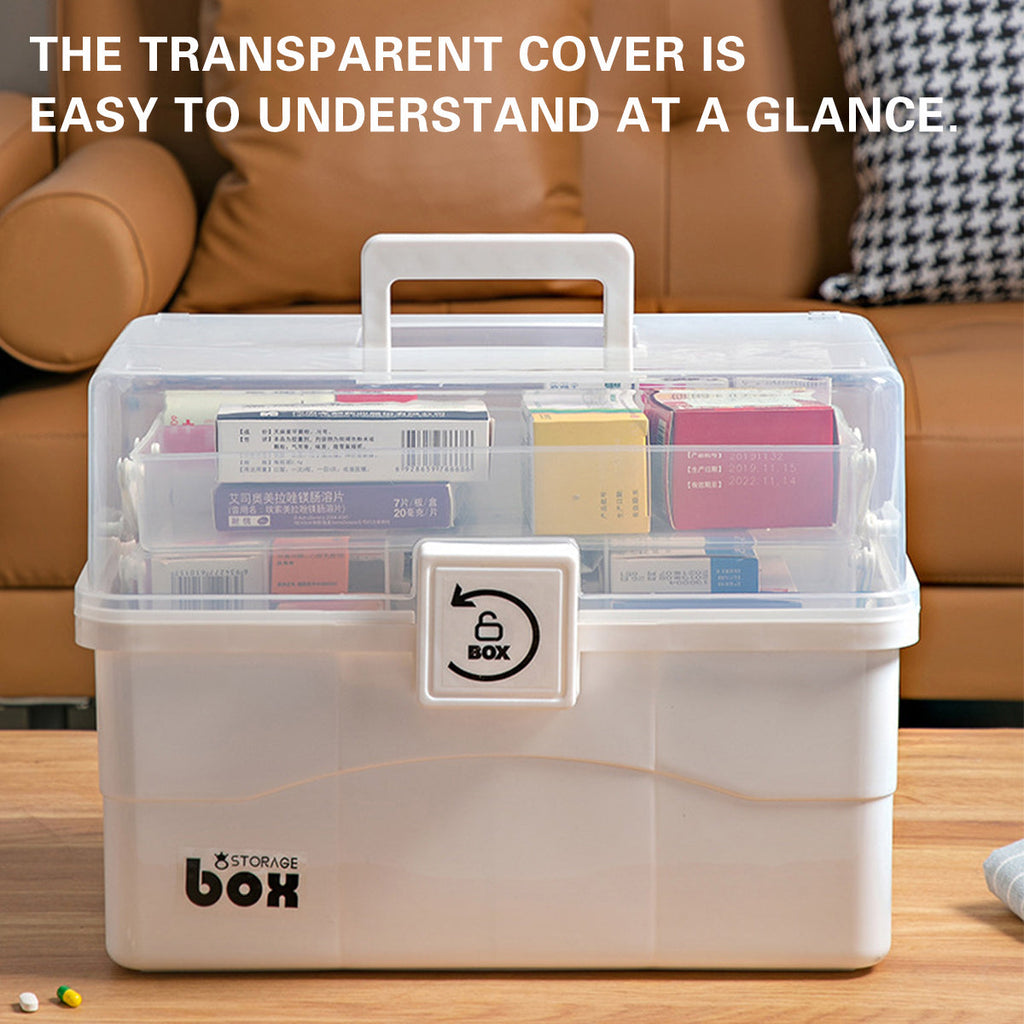Multi Layer Medicine Box Three Colours Set | StorageOZ