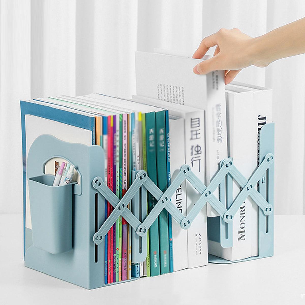 Expandable Book Stand Desk Rack Three Colours | StorageOZ