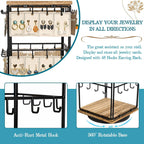 Rotating Earring Display Stand Three Colours | StorageOZ