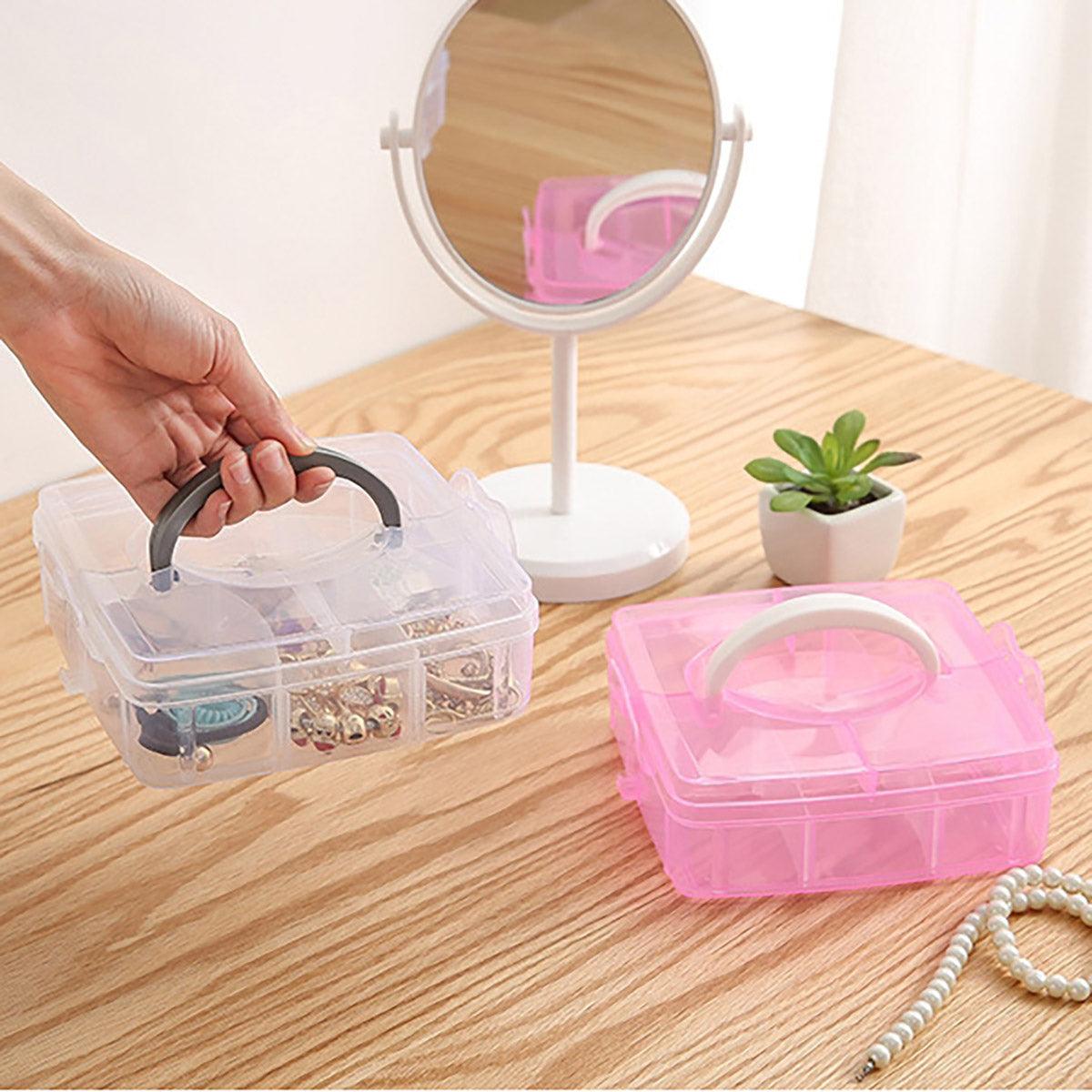 3 Tier Clear Storage Box in Three Colours | StorageOZ