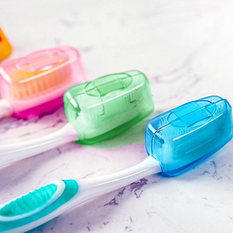 5 Pcs Toothbrush Head Covers Five Colours | StorageOZ