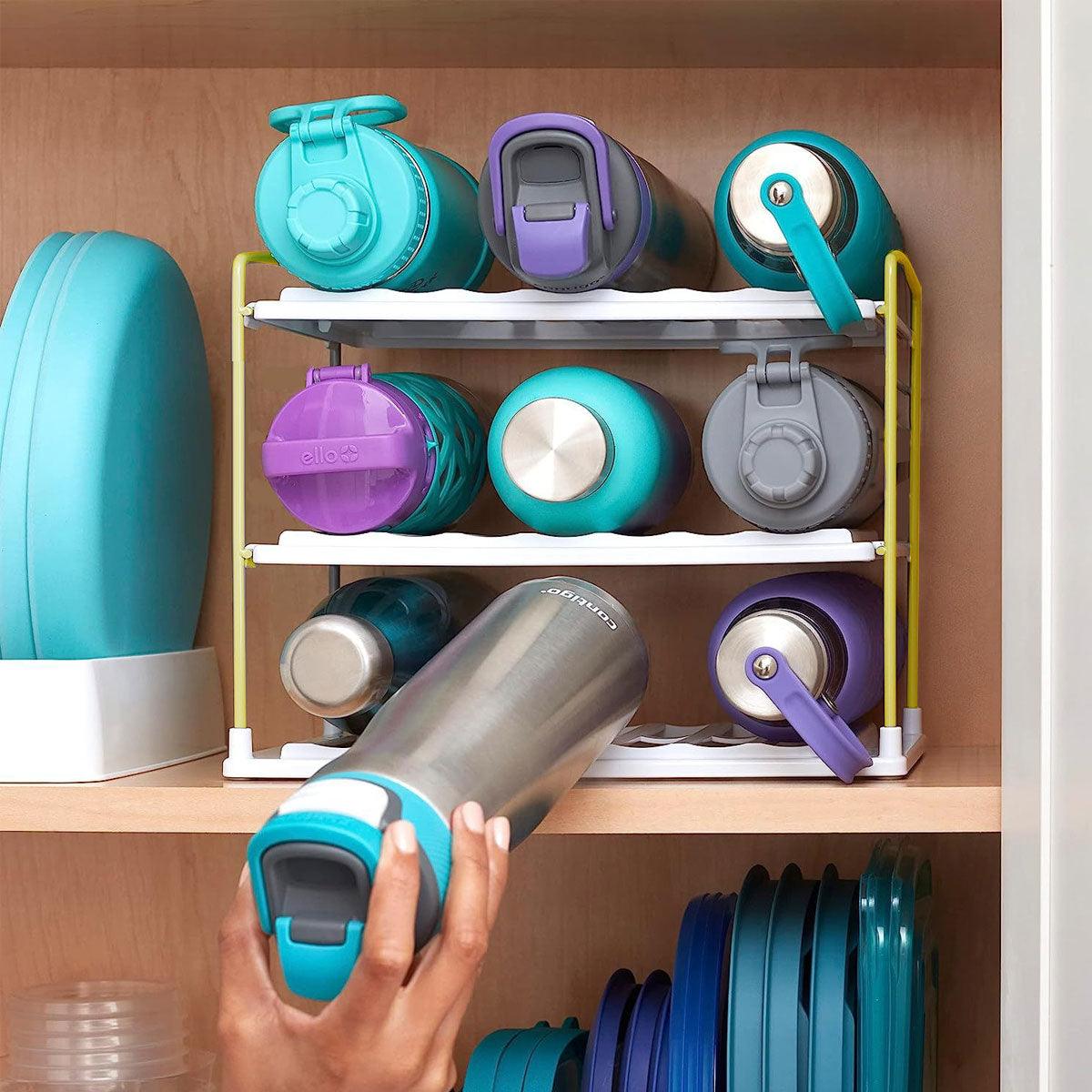 3 Tier Cup and Bottle Storage Rack Organiser | StorageOZ