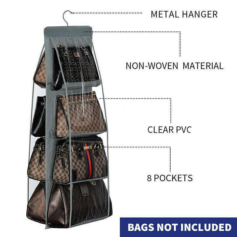 8 Pocket Hanging Storage Bag Three Colours | StorageOZ