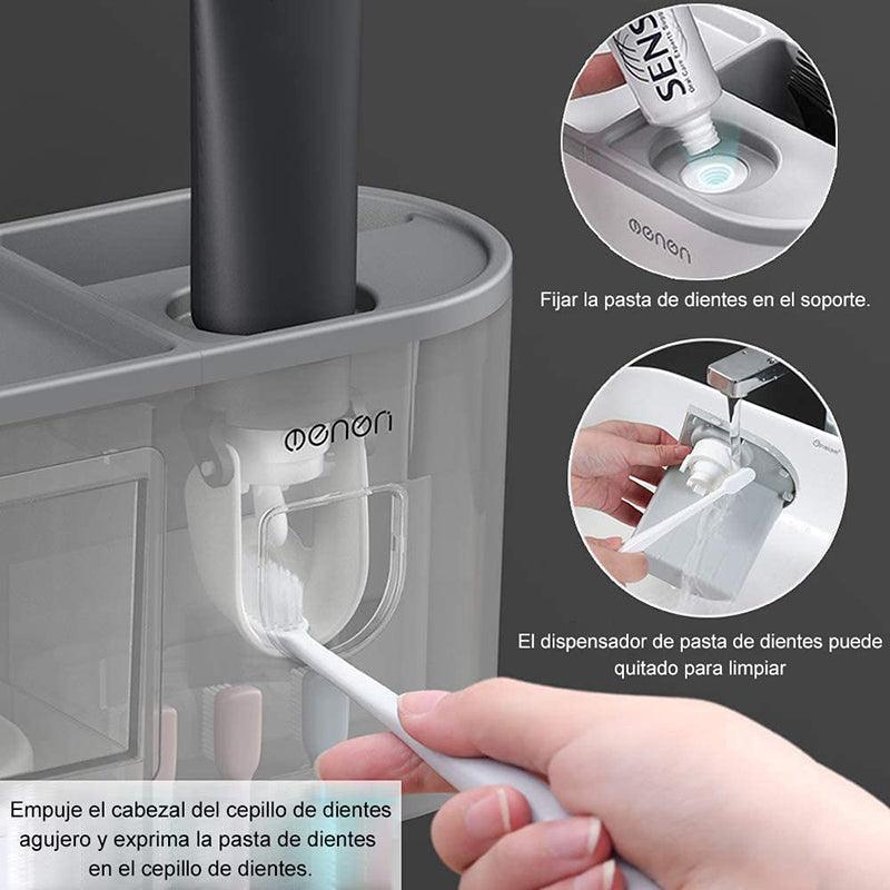 Wall Mounted Toothbrush Holder Five Cup Styles | StorageOZ