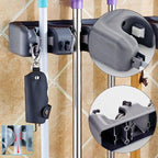 ABS Spring Clamp Mop Holder in Two Colours | StorageOZ