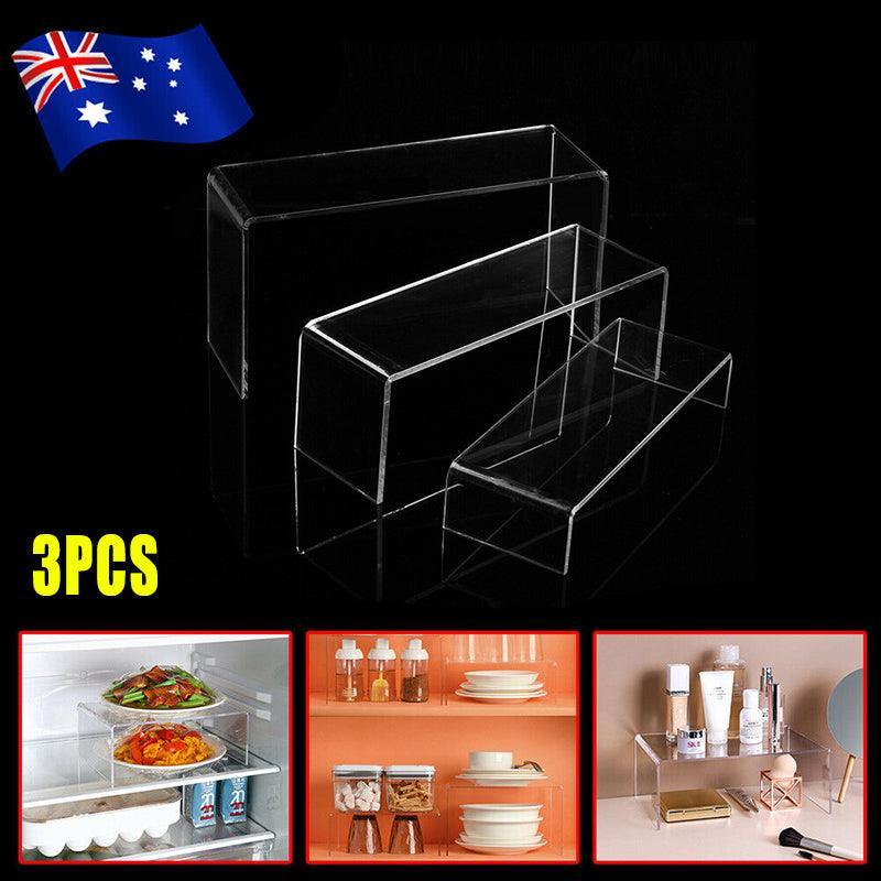 3 Pcs Acrylic Display Stand Shoe Rack Set | StorageOZ