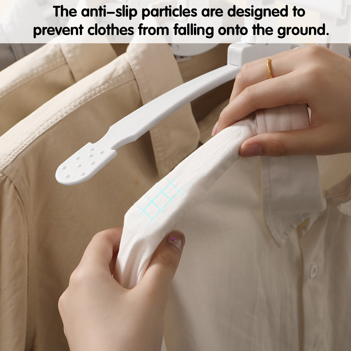 Folding Clothes Hanger in Three Colours Set | StorageOZ