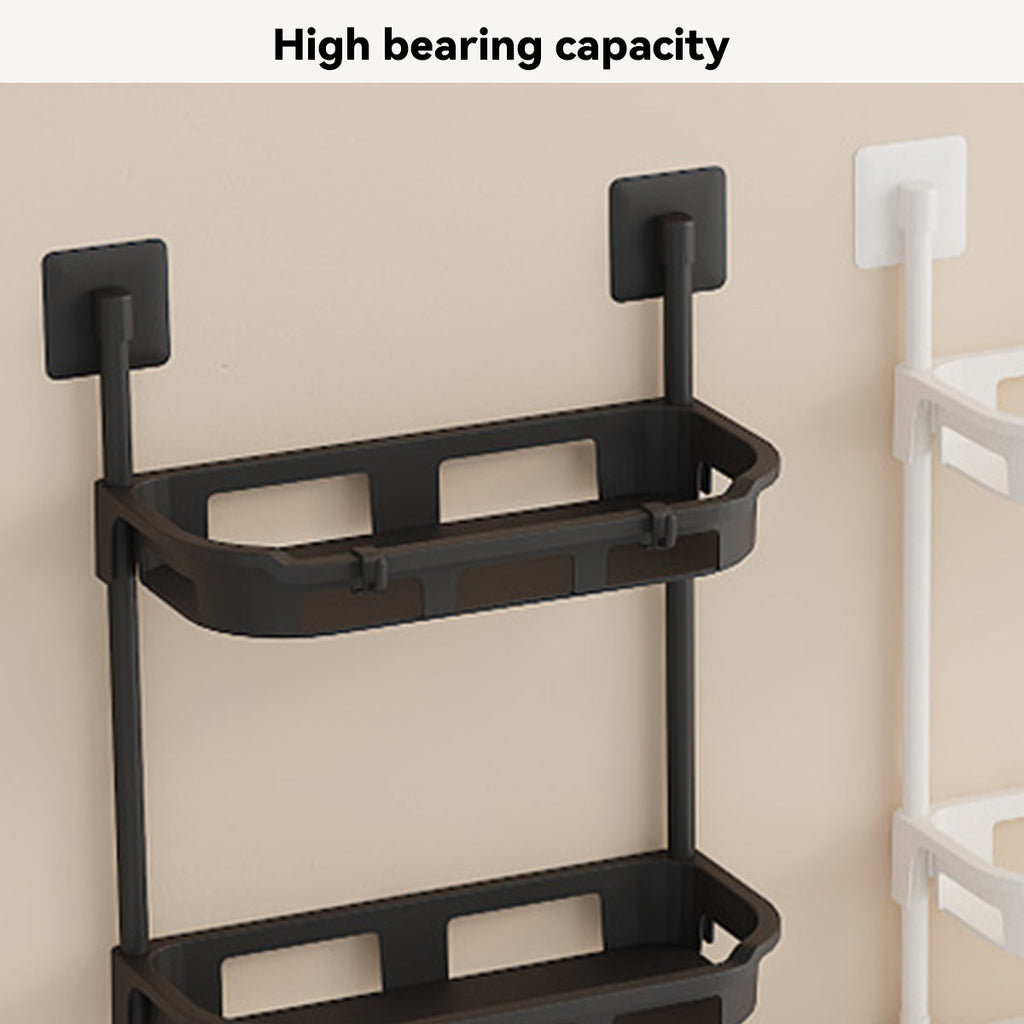 3 Tier Bathroom Wall Rack Two Colours Set | StorageOZ