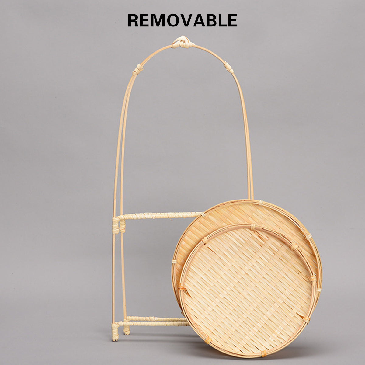 Bamboo Serving Basket in One to Three Tiers | StorageOZ